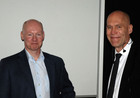 Inst. head H. Stenmark and Christer Betsholtz