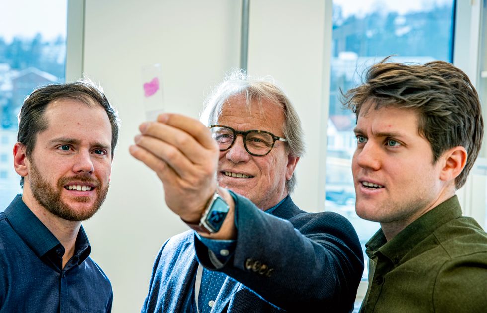 From left: De Raedt, Danielsen and Skrede. Photo:  Stein Bjørge, Aftenposten