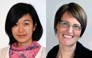 First author Zhi Hong (left) and last author Camilla Raiborg