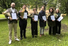 The award winners after the ceremony