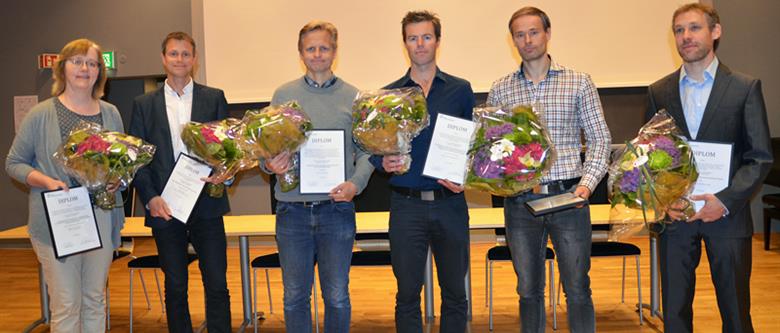 Award winners of excellent article prize
